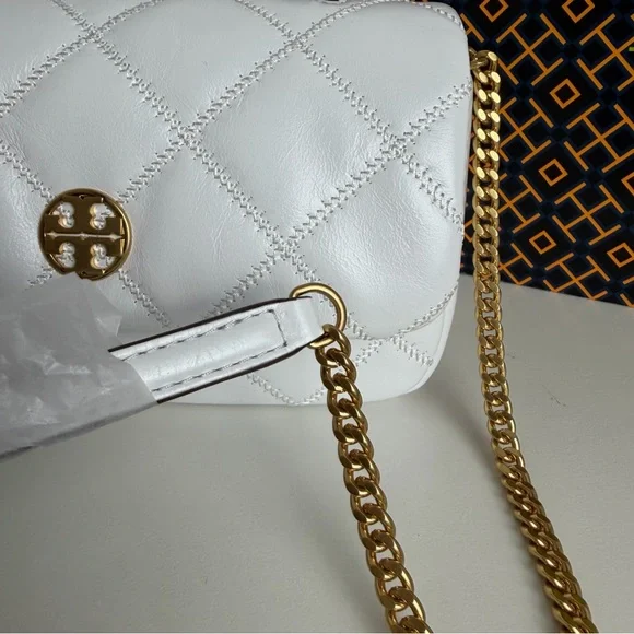 NWT Tory Burch Willa Shine Mini Top Handle Bag - Picture 12 of 13